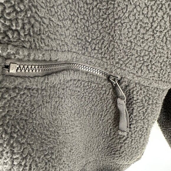 Fp Movement Womens Black Hit The Slopes Cropped Snap Sherpa Fleece Jacket M - Picture 6 of 12